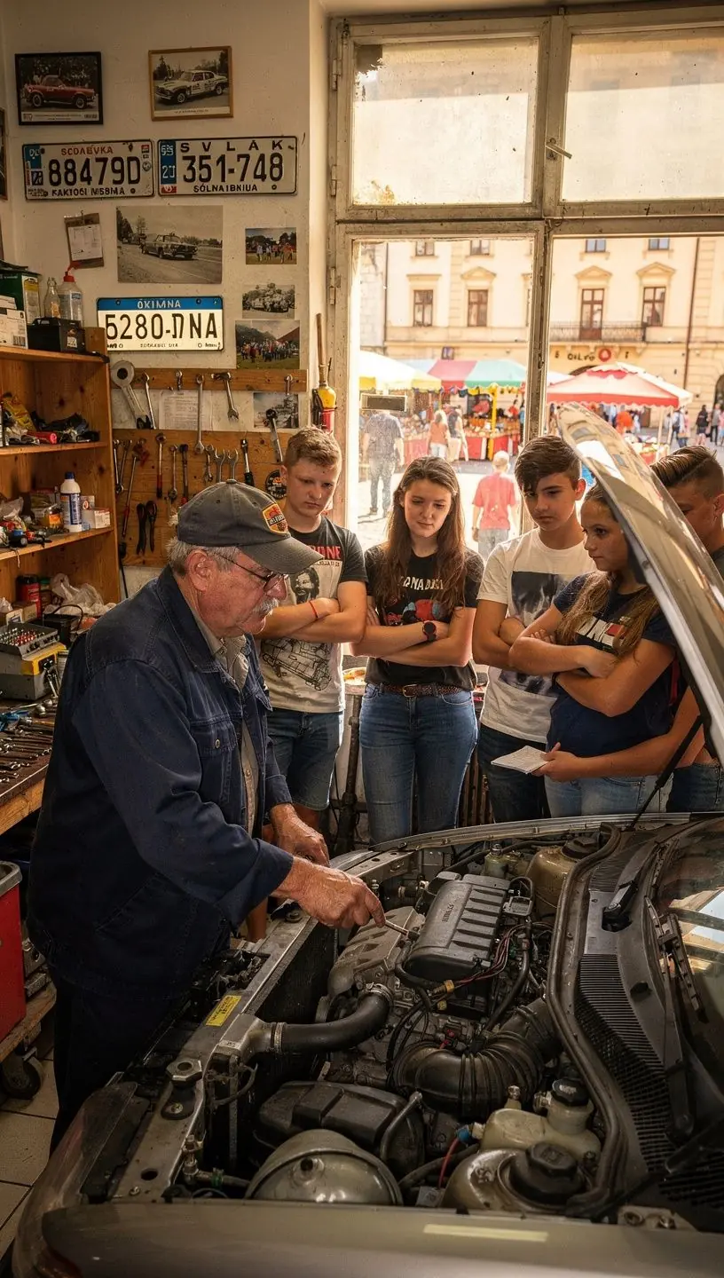 Mechanik hodnotí výkon klimatizácie pomocou profesionálneho vybavenia v autoservise